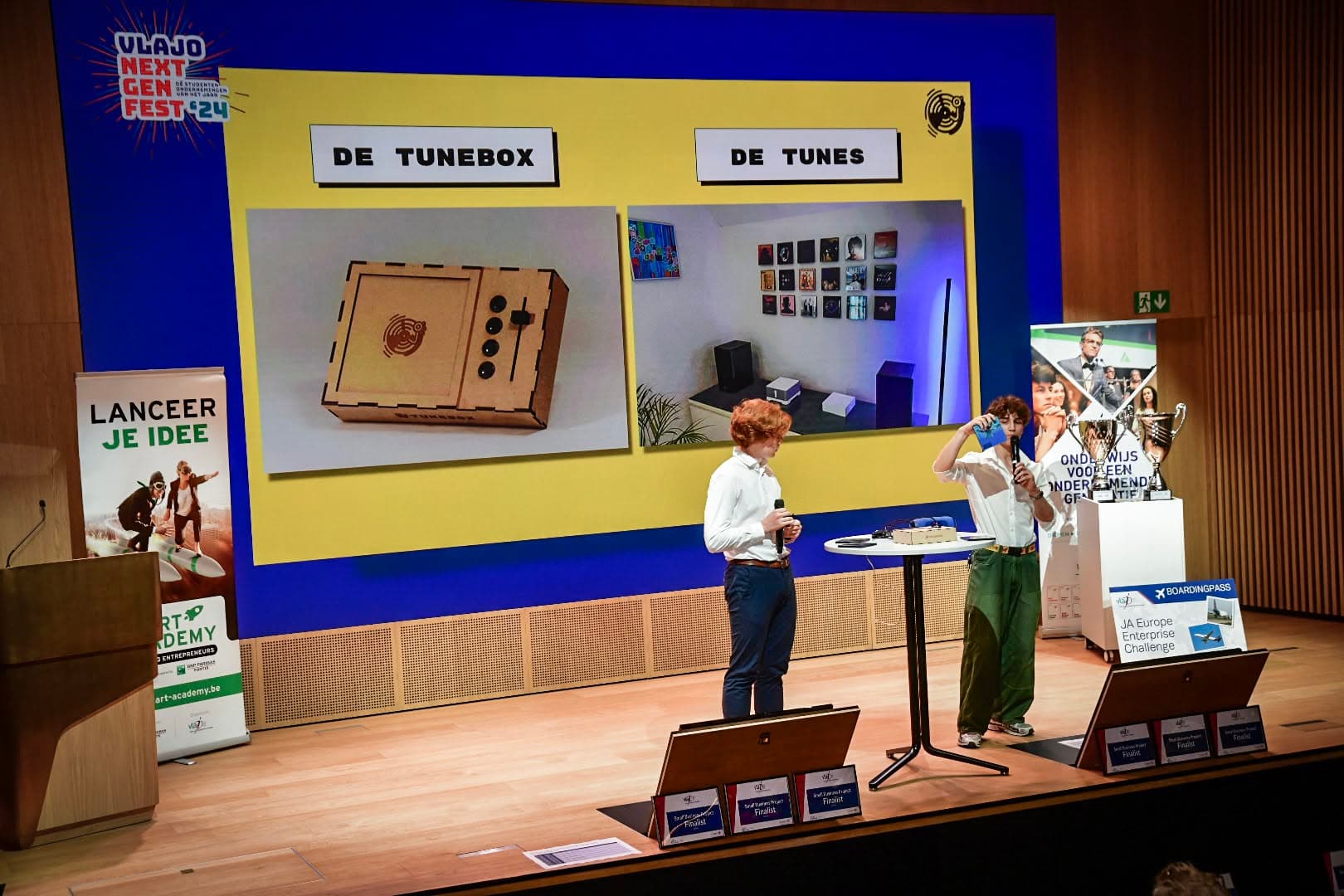 The Tunebox stand at VLAJO NextGen Fest '24